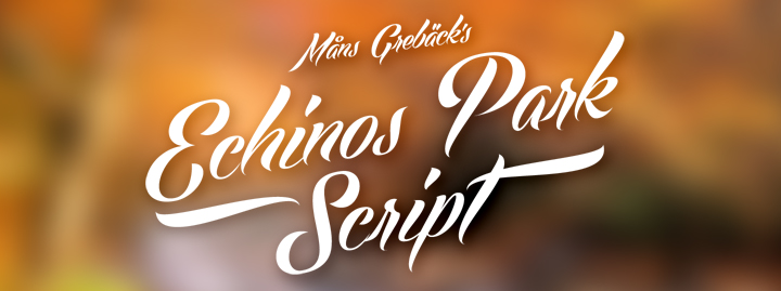 Echinos Park Script Font